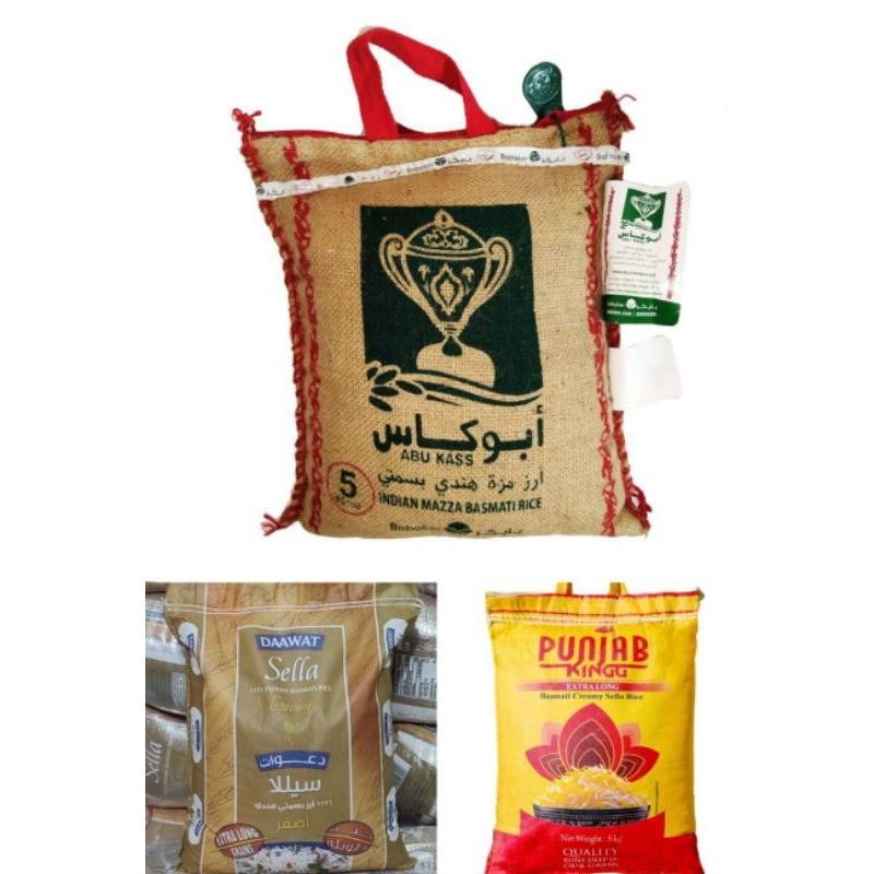 

Beras Basmati Premium Kemasan Asli Sesuai Gambar 5Kg Termurah Best Quality Asli 100% Original