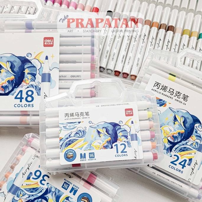

Deli Acrylic Marker Set HM108 | Spidol Akrilik