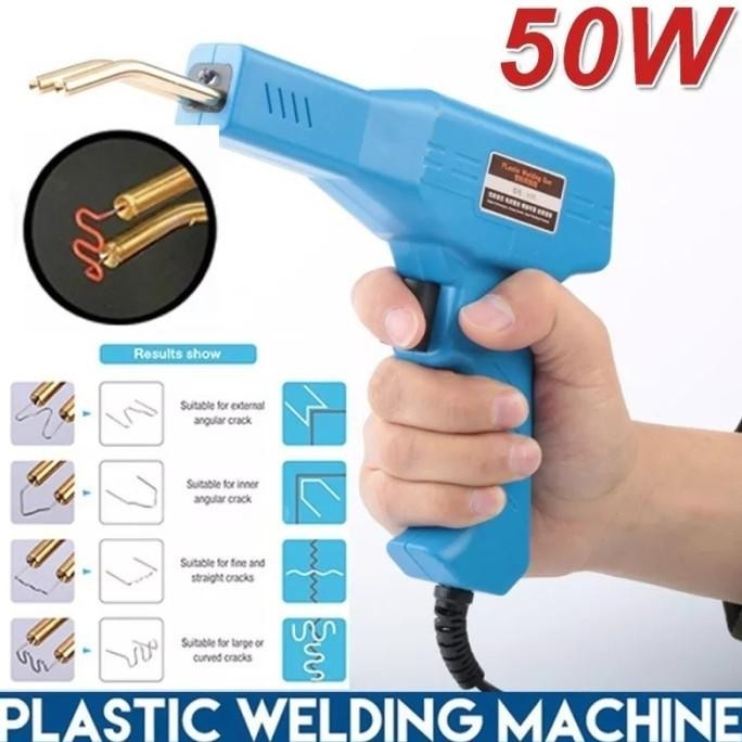 Murah Mesin Solder Las Sambung Plastik Patah Bemper Body Spakbor Mobil Motor Gun Solder Led