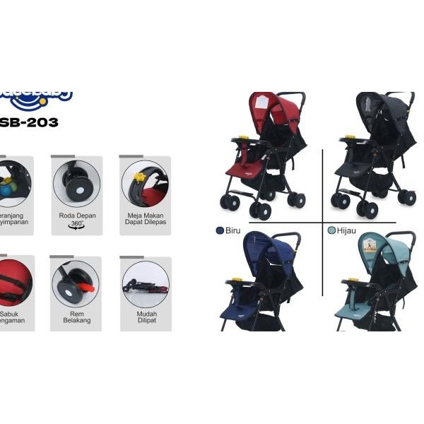 Troller Bayi Lipat B203 B 203