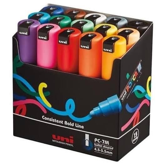

Uni Posca Paint Marker PC-7M - Broad Bullet Point -Part 1