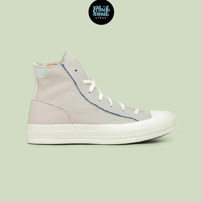 SEPATU SNEAKERS CONVERSE CHUCK 70 HI TRI-PANEL REVEAL LIGHT SILVER