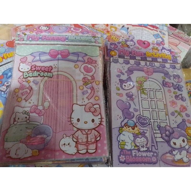 

Grosir 10 Pcs Sticker House Activity Dg