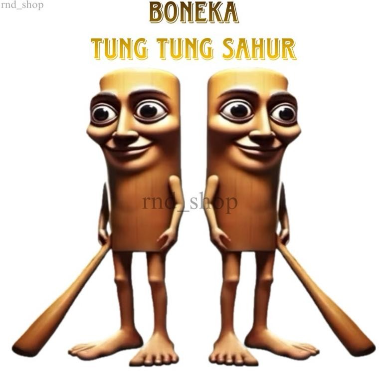 Boneka Tung-Tung Sahur / Tung Tung Sahur / Game Tung-Tung Sahur