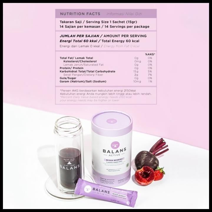 Balans Active / Balans Lite / Balans Recharge Fiber & Probiotics Drink Original Best Seller