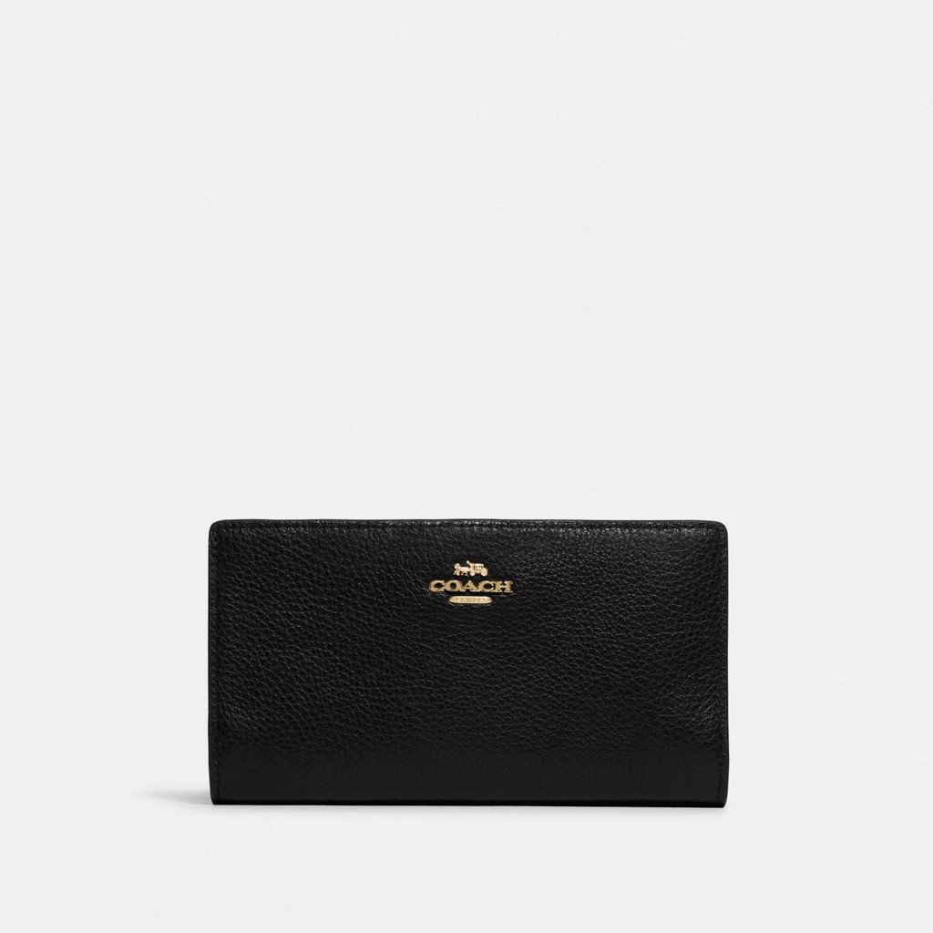 Coach Slim Zip Wallet - Dompet Panjang Wanita