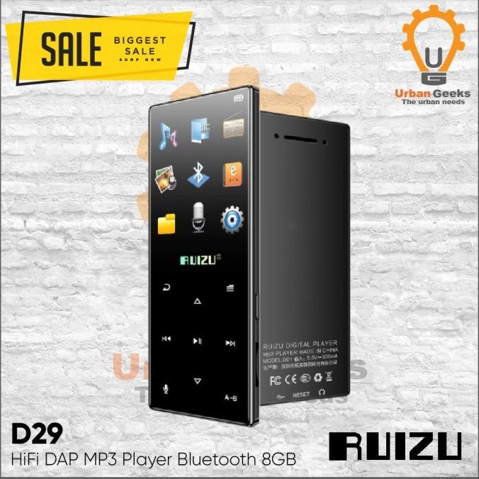PROMO Ruizu D29 Bluetooth Speaker DAP MP3 MP4 Player