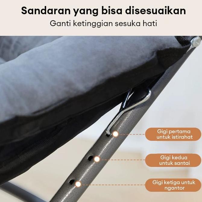 COD [AK]Sofa Kursi Malas Kursi Santai Dengan Sandaran Kaki Kursi Belajar Kursi Multifungsi kursihita