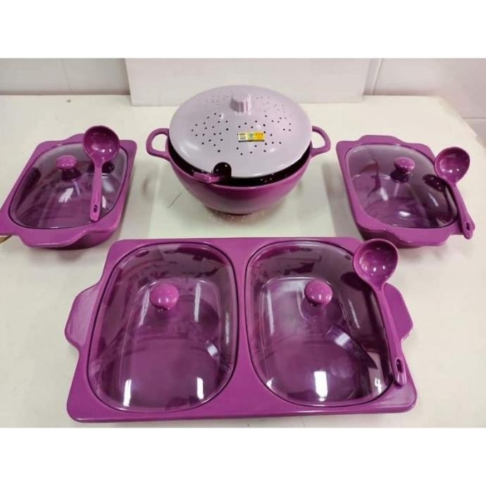 TERLARIS Termurah Prasmanan melamin set golden dragon