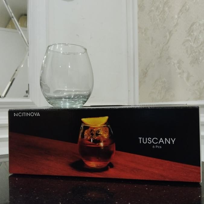 1 Set isi 6 pcs Gelas Tuscany Citinova / Gelas Merry / Gelas Wine