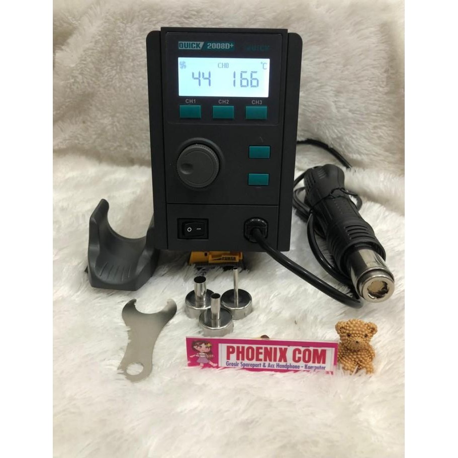 Blower Yihua 8786D Digital Solder Uap Digital Yihua 2 In 1 +Solder Original Dan Terpercaya