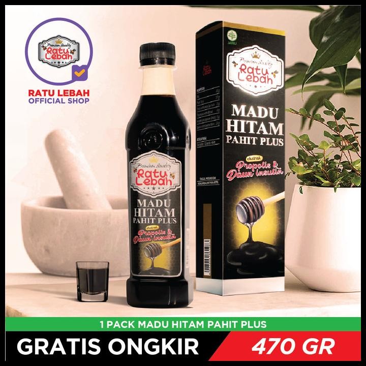 

Ratu Lebah Madu Hitam Pahit Plus 470Gr [1 Pc] Original Best Seller