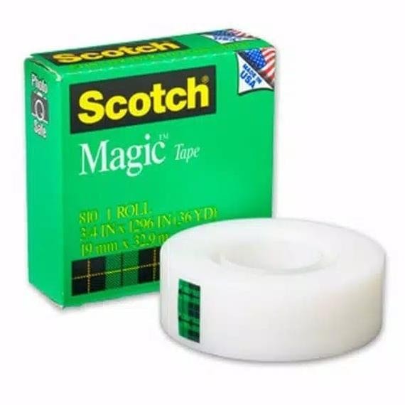 

Magic Tape 3/4 in x 36Y 3M Scotch 810 murah