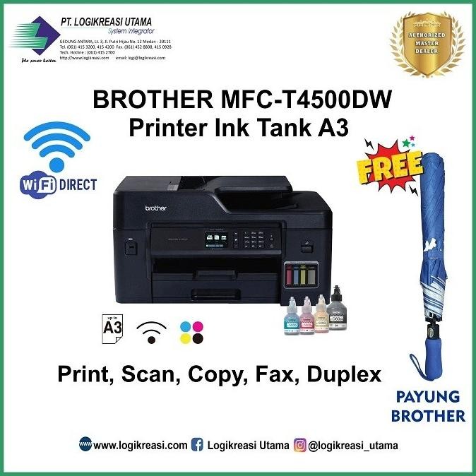 TERBARU - Printer Brother MFC-T4500DW A3 Multifungsi