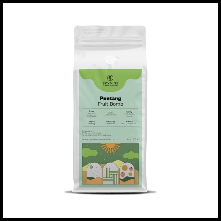 

Kopi Arabika - Fruit Bomb Puntang - Roasted Beans 250Gr Original Best Seller