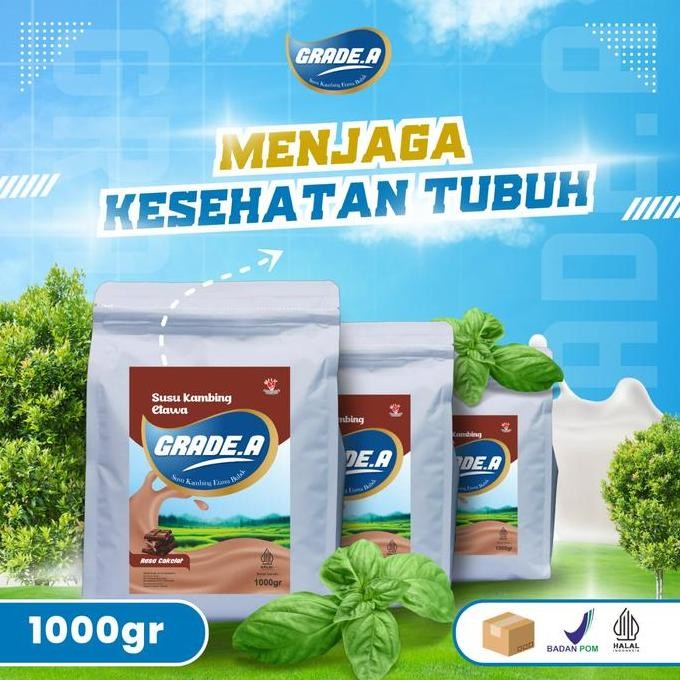 

SUSU KAMBING ETAWA GRADE A1 1000gr / 1KG Asli ALL VARIAN BPOM [terbaik]