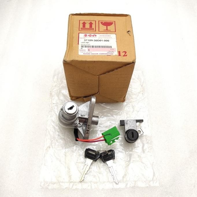 TERMURAH - kunci kontak keyset key set suzuki shogun R 110 shogun kebo original