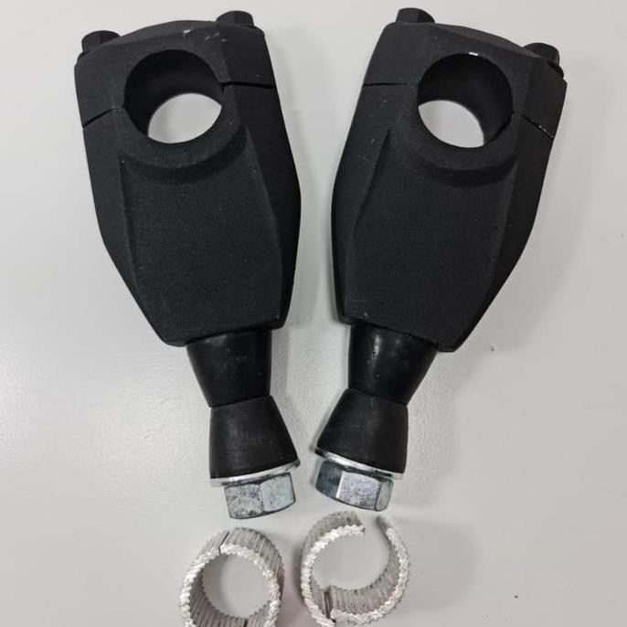 TERMURAH - PENINGGI STANG 2 FUNGSI HITAM KLX/CRF/CB150R RAISER STANG FATBAR GIANT