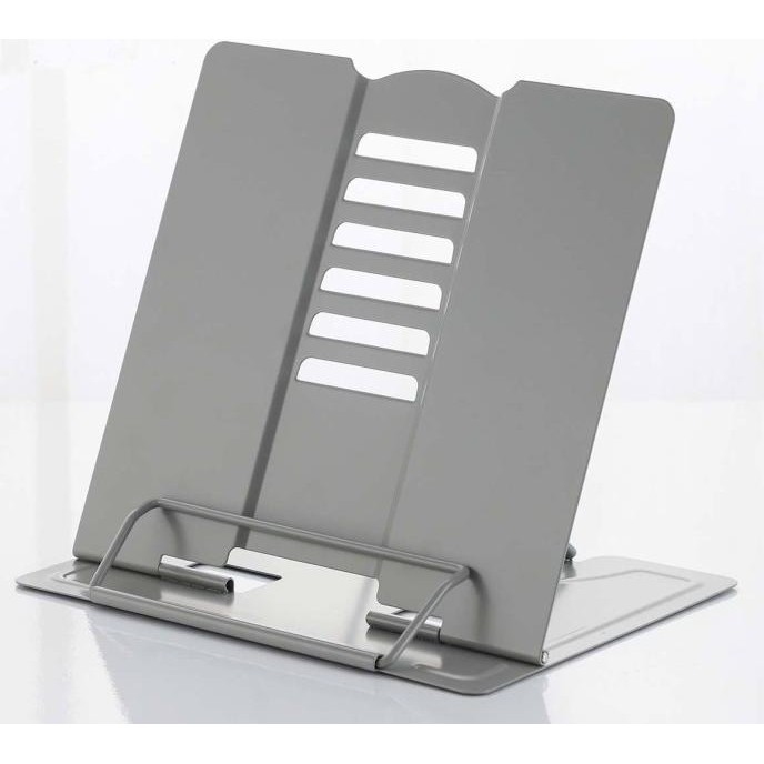 

Triple W Portable Metal Adjustable Book Holder Penyanggah Buku Majalah murah
