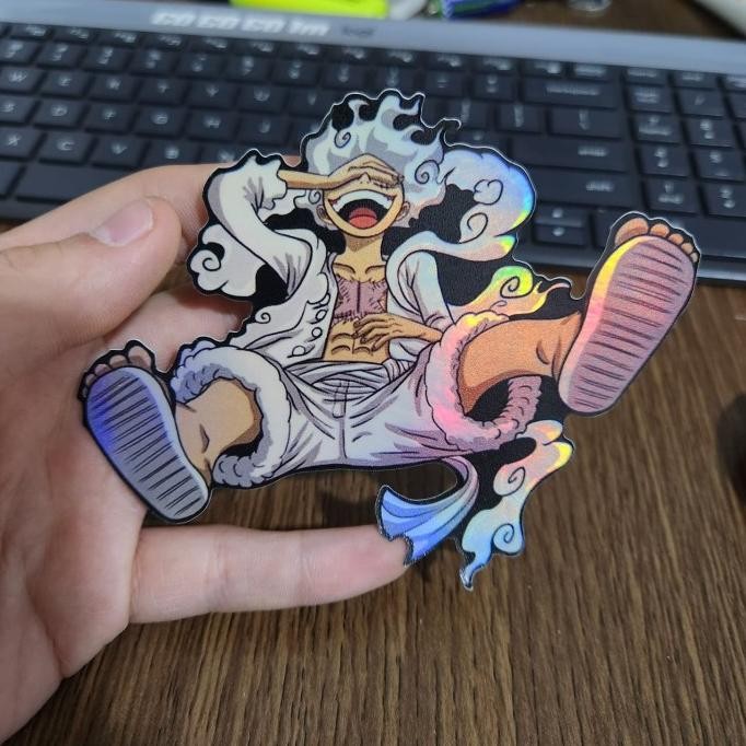 

Sticker Hologram Anime Besar - PSH1191 - One Piece - Luffy murah