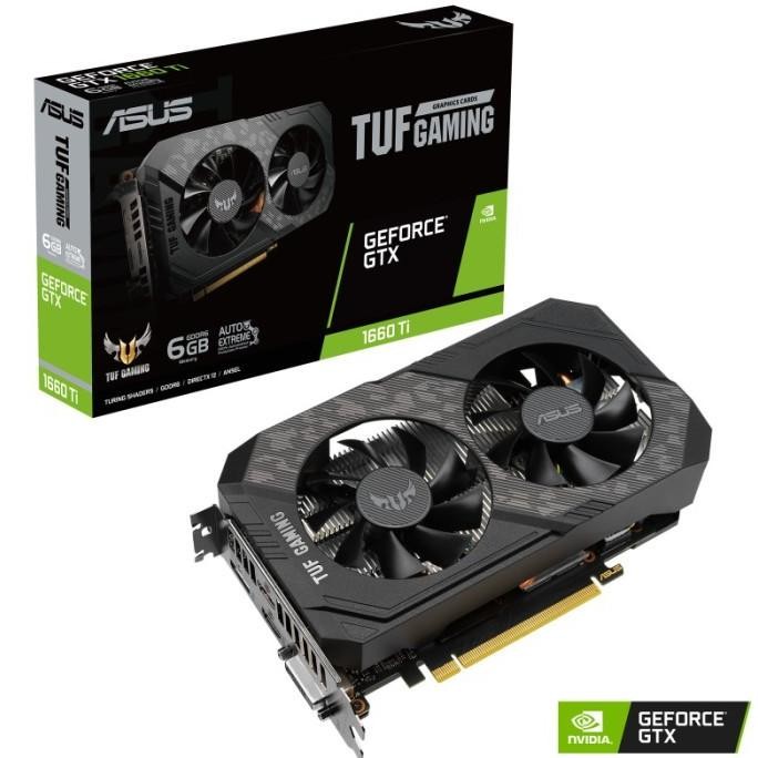 VGA ASUS TUF GEFORCE GTX 1660 TI EVO 6GB GDDR6 - GTX 1660TI 6G RESMI
