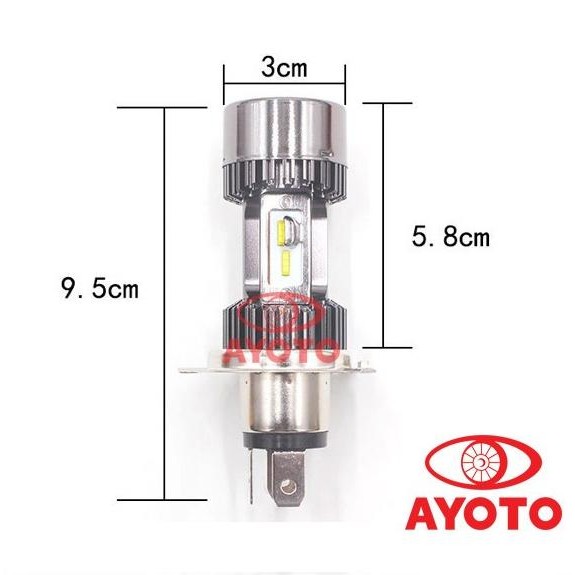 LAMPU LED MOBIL AYOTO A2-H4 ORIGINAL