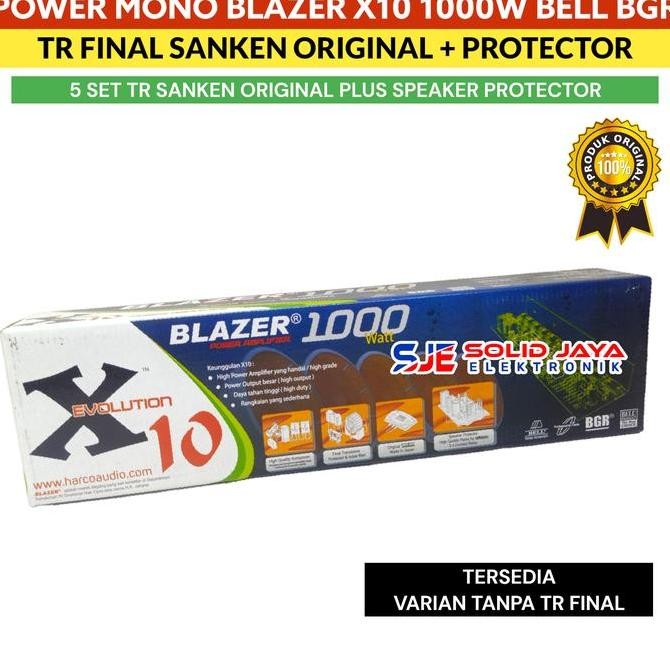Kit Power Blazer X10 1000W Mono Evolution Plus Tr Final Sanken Japan Asli 2Sc3858 2Sa1949 1000 Watt 