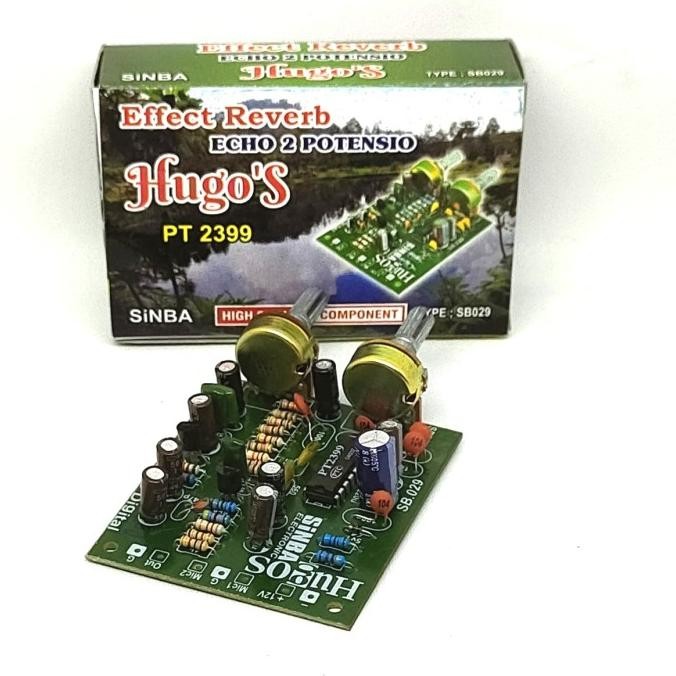 Kit Echo Effec Reverb Pt2399 + 2 Pam Pre Amp Mic Hugos Co