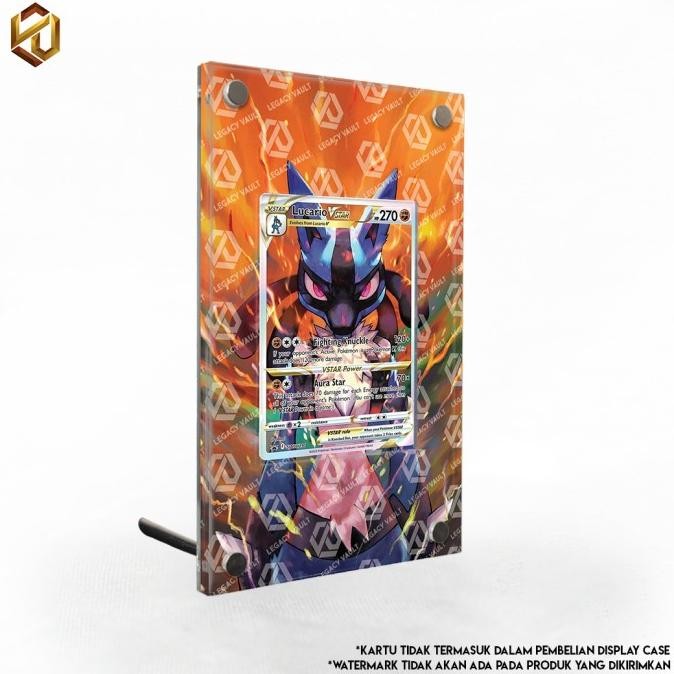 Promo Lucario Vstar Promo Crown Zenith - Pokemon Extended Art Display Case - Legacy Vault