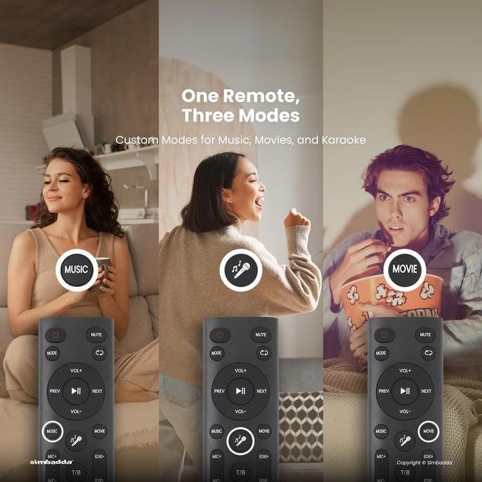 Sale Simbadda Cst 907N+ Poseidon Bass Soundbar Dual Subwoofer Speaker Karaoke Tv Home Theater