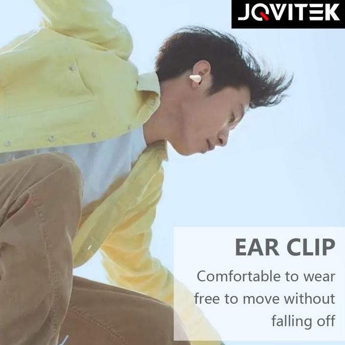 Promo CodJovitech Ep28 Ear Clip Wireless Headset Bluetooth Ep28 Led Display Smart Touch Long Life Ba