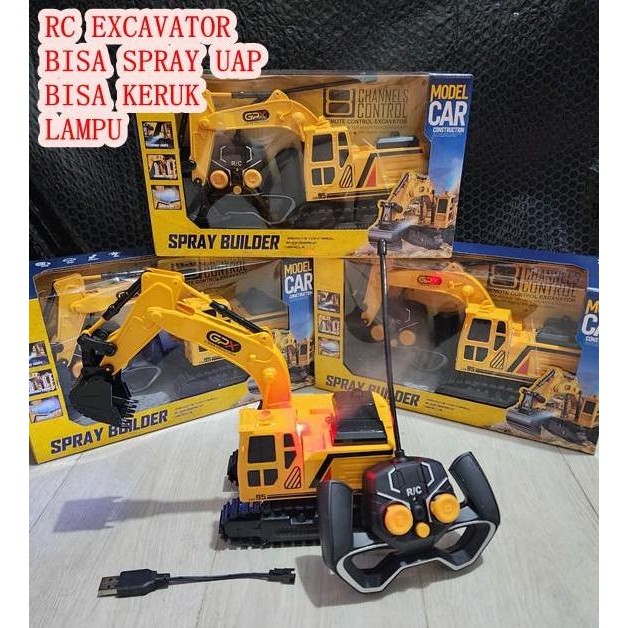 Murah Mainan Rc Beko Truck Excavator Asap Remote Control Beko