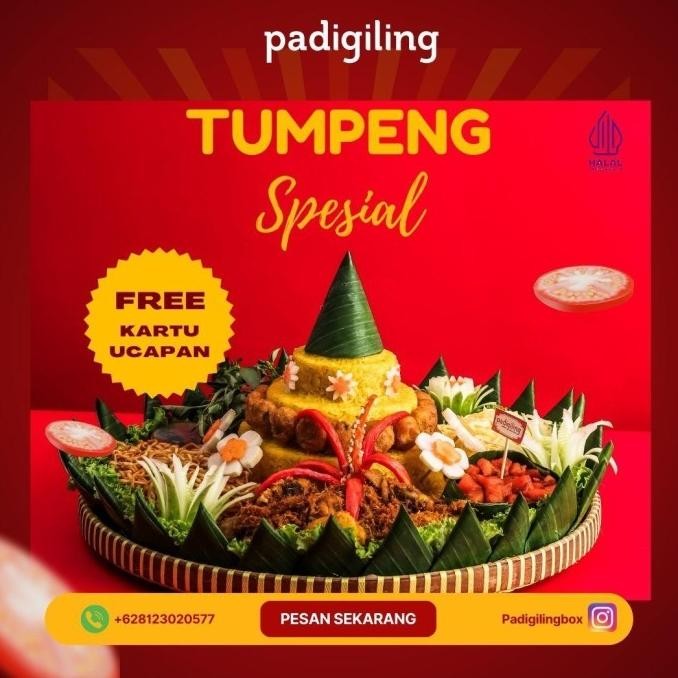 

Nasi Tumpeng Premium Padigiling 5-10 porsi (PO)