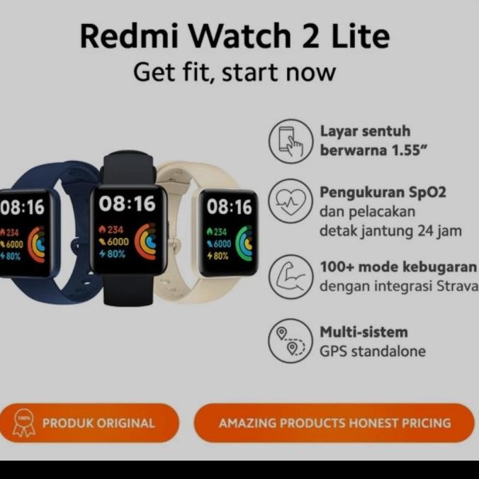 

~@~@~@~@] Xiaomi redmi watch 2 lite layar 1.55