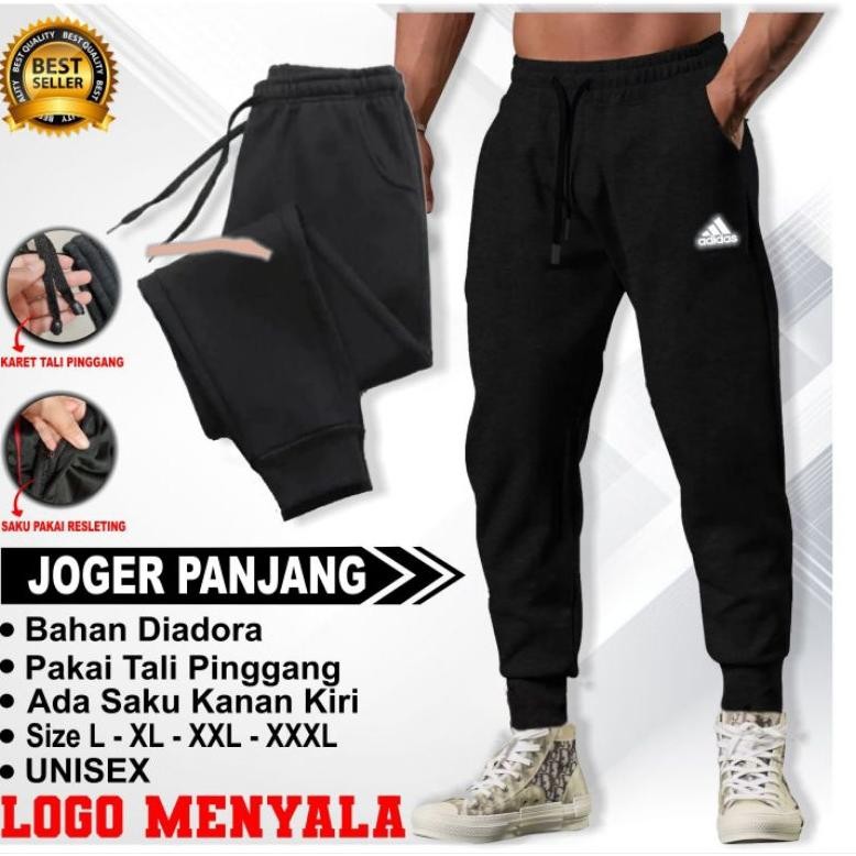 Training Olahraga Pria Wanita Joger Panjang Ukuran Jumbo L - Xxxl Training Ukuran Jumbo Murah