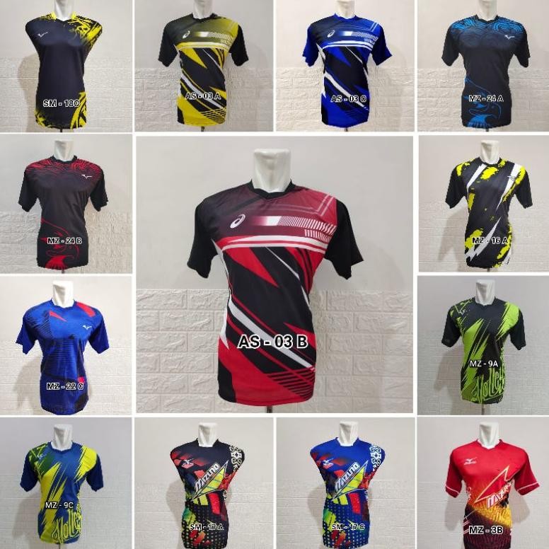Promo Kaos Voli Jersey Voli Motif Printing Dewasa Khusus Size M Murah