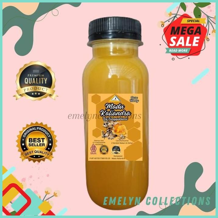 

TUNGGAKSEMI MADU CAIR MADU MURNI ASLI NEKTAR KALIANDRA 150G PRODUK BAGUS !!!