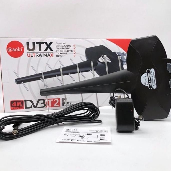 Antena Luar Aoki Utx Dilengkapi Digital At6200 Outdoor Antena Booster
