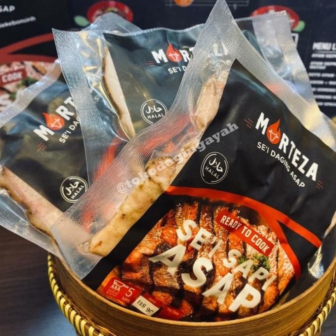 

MORTEZA Sei Sapi Asap+Sambal 450gr (3 Pack)