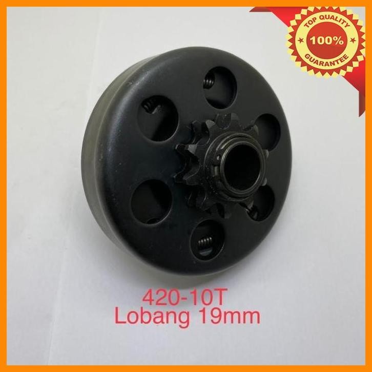 [VIP] KOPLING OTOMATIS ASSY 420 - 10T AS 19MM GOKART - ROBIN - HONDA GX 160