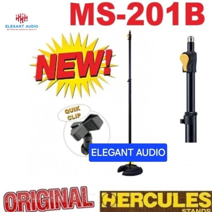 Stand Mic Hercules Ms 201B Plus | Hercules Ms201B Plus Original Co