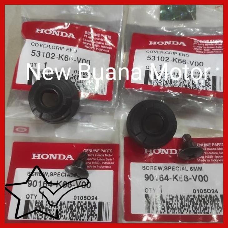 [KEB] JALU STANG ENDGRIP DAN BAUT JALU NEW BEAT LED GENIO VARIO 160 SET