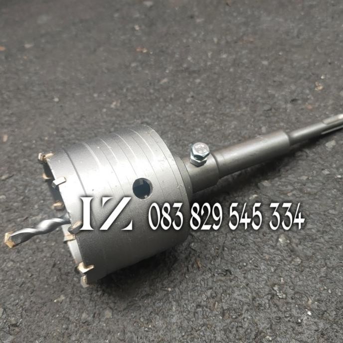 Promo 1 Set Mata Bor Hole Saw Drill 3 Inch Pelubang Beton Tembok Pipa Wipro