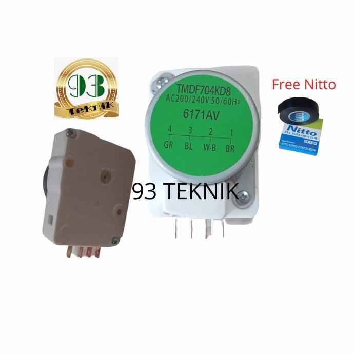 TIMER DEFROST KULKAS 2 pintu Toshiba ori