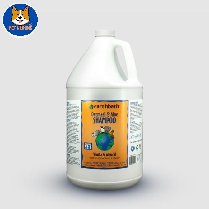 Promo Earthbath Oatmeal & Aloe Dog Shampoo - Shampoo Anjing