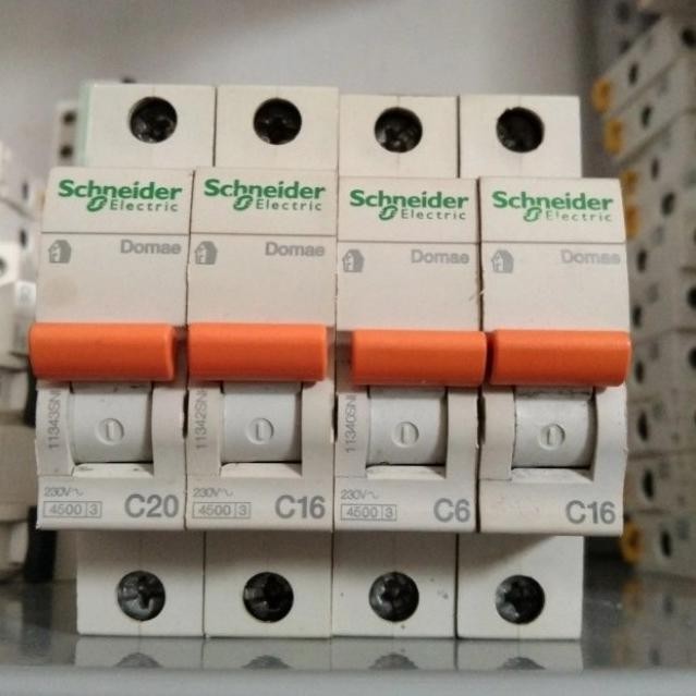 Promo mcb schneider 6ampere COD