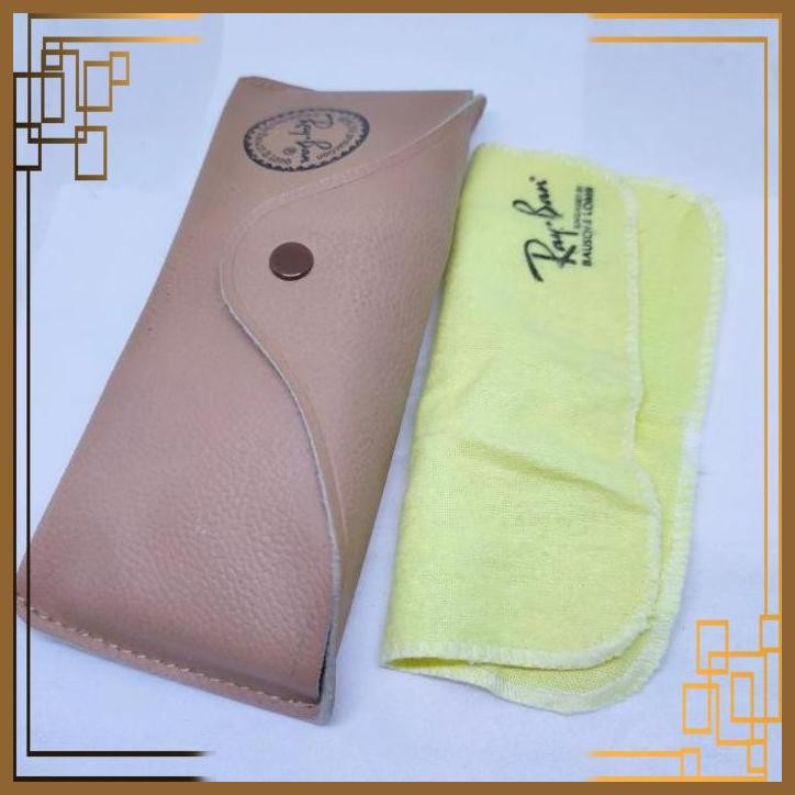 [RHV] CASE HARDCASE KOTAK TEMPAT KACAMATA VINTAGE RAYBAN BL USA KAIN LAP RAY BAN BAUSCH AND LOMB KLA