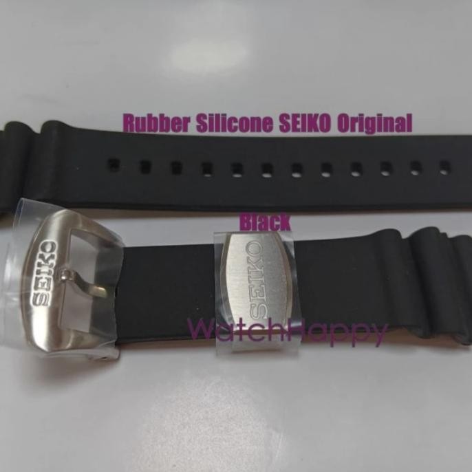 WatchHappy Strap Rubber SEIKO ORIGINAL Silicone Samurai Turtle Monster murah