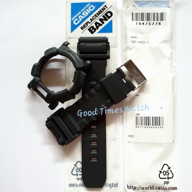 PAKET STRAP BEZEL G-SHOCK GD-400-1 GD 400 GD 400MB Casio Original murah
