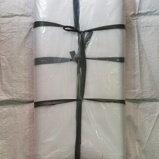 Plastik PE Roll 50 cm tebal 0,8 mikron murah